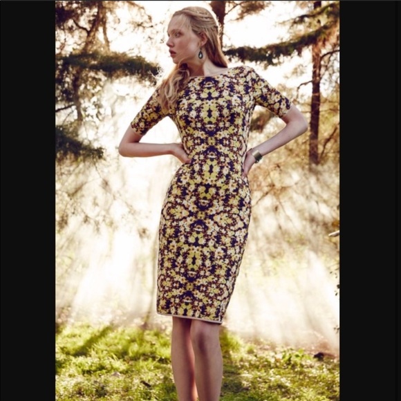 Anthropologie Dresses & Skirts - Anthropologie floral jersey midi dress ✨💛💜